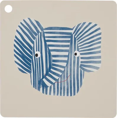 Produktbild von OYOY MINI Tischsets L38xW38xH0,2 blau