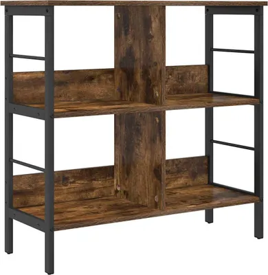 Zdjęcie produktu dla vidaXL Regał z wędzonego dębu 82 x 32 x 79 cm Materiał drewnopochodny
