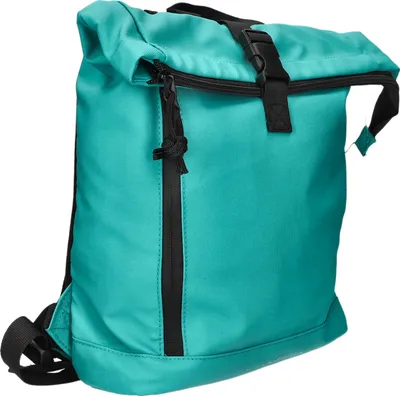 Produktbild von Rucksack BKR-113-2-S Grün, gepolsterter Rücken, verstellbare Schultergurte, 27x32x8 cm