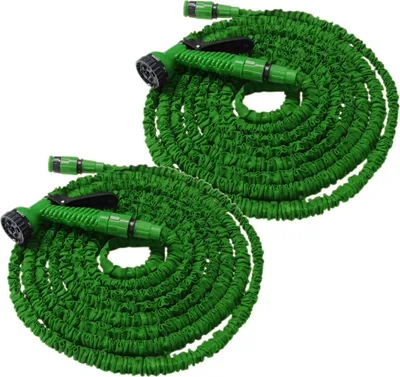 Produktbild von Flexibler Gartenschlauch Flexischlauch Schlauch 2 x grün 22,5m