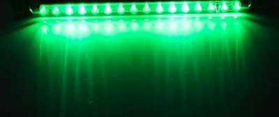 Image de Lampe stroboscopique d'urgence pour voiture 14 LED à énergie solaire verte