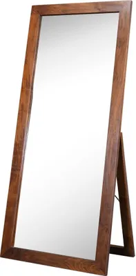 Immagine prodotto di MASSIVMOEBEL24 | specchio in legno di Acacia 75x3x175 nougat laccato OXFORD #319