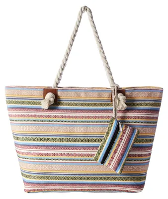 Immagine prodotto di Borsa da spiaggia XXL con cerniera - Borsa a tracolla da donna - Borsa da spiaggia capiente per le vacanze - Borsa da shopping versatile da donna per le vacanze al mare