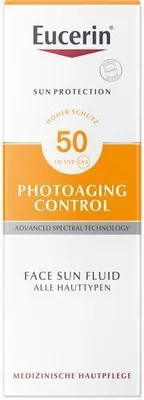 Zdjęcie produktu dla Eucerin Sun Fluid przeciw fotostarzeniu Lsf 50 50 ml