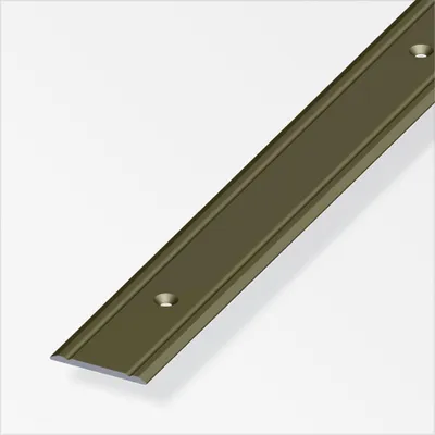 Produktbild von alfer Übergangsprofil 1 m, 30 x 2 mm Aluminium eloxiert bronze