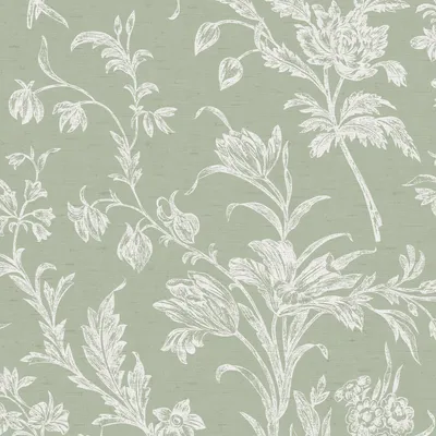 Produktbild von Laura Ashley Vliestapete gewebtes Blumen 1000x52cm