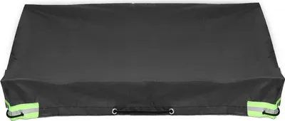 Obrázok produktu pre Univerzálny kempingový markíz - slnečná plachta pre auto/príves - 220 x 125 cm - vodotesný - prachotesný - UV ochrana - oxfordská tkanina - čierny