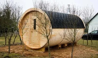 Produktbild von Barrelsauna Fasssauna Saunatonne Holzsauna Saunafass Fasshütte