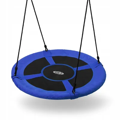 Produktbild von Nils Nestschaukel 100cm | Robust Garten-Schaukel bis 150kg belastbar | Tellerschaukel für Kinder und Erwachsene | Wetterfest Schaukel Outdoor