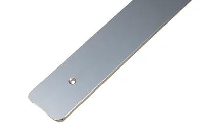 Produktbild von IHC 38mm 600mm Endleiste Winkelleiste Seiteleiste Arbeitsplatte Küche Inox Leiste mit Löcher links