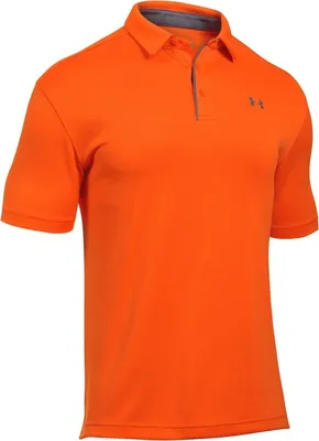 Produktbild von UNDER ARMOUR Tech Poloshirt Herren 800 - team orange/graphite/graphite M