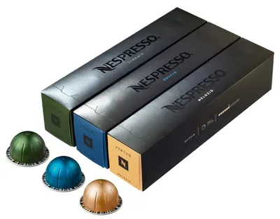 Obrázek produktu pro Nespresso Vertuoline Coffee Capsules Assortment -Roasted Hazelnut 10 Kapseln,sweet vanilla10 Kapseln und karamel cookie