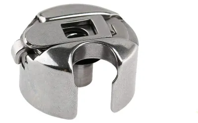 Spulenkapsel für Nähmaschinen, 15 mm Höhe, 22 mm Ø, Stahl