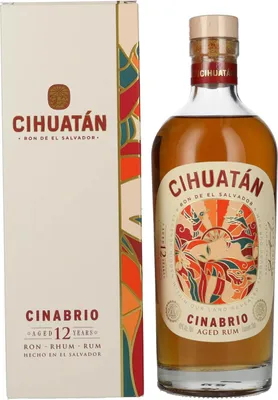 Produktbild von Cihuatan Solera 12 Years Cinabrio + Box 700ml 40% Vol.