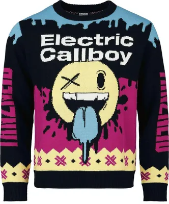 Produktbild von Electric Callboy Weihnachtspullover Herren Holiday Sweater 2026 multicolor 4XL