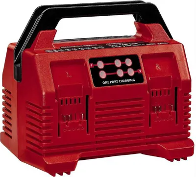 Produktbild von Einhell Original Ladegerät Power X-Quattrocharger 4A 18V, Laden von 2x2 Akkus,6-fache LED-Zustandsanzeige
