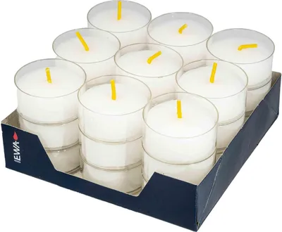 Produktbild von Zubehör Pyramidenteelichter 27 Stück BxHxT 3,5x2x3,5cm NEU