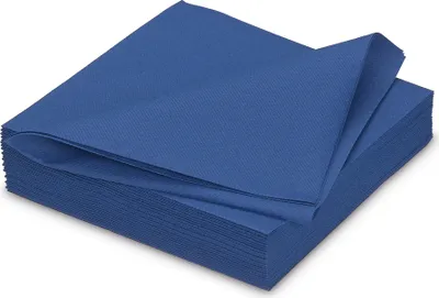Produktbild von Servietten stoffähnlich 40x40cm 25 Stück Dunkelblau