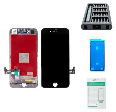 Produktbild von iPhone 8 Display schwarz - Premium-Set