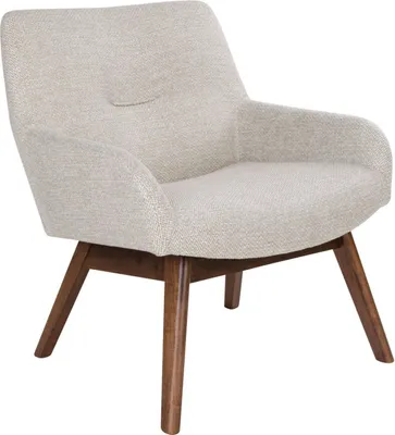 Productafbeelding van House Nordic Lounge Stoel London Zand/Walnoot