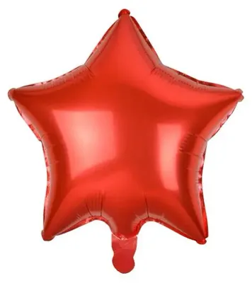 Obrázok produktu pre Fóliová balónik B&C, hviezda, červená, 48 cm - Godan