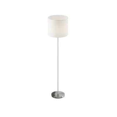 Produktbild von Lindby Stehlampe Everly, weiß, Textil, 166 cm hoch, E27