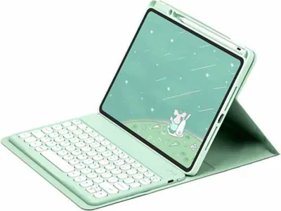 Immagine prodotto di INF Custodia con Tastiera Bluetooth Verde Menta per iPad Pro 11" (2018-2022)