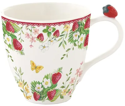 Obrázok produktu pre Porcelánový hrnček Jardin Des Fraises