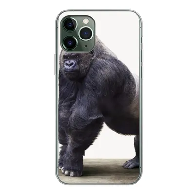 Produktbild von MuchoWow® Handyhülle Schutzhülle Hülle für iPhone 11 Pro Gorilla - Tiere - Jungen - Mädchen - Kinder Silikon Softcase Handy Hülle - Handy