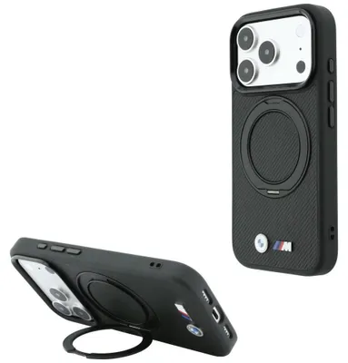 Produktbild von BMW Polyamid Ringständer 360 MagSafe Apple iPhone 18 Pro Max / 17 Pro Max schwarz