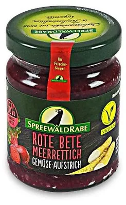 Produktbild von Rote Bete Meerrettich Gemüseaufstrich (135 g)