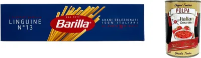 Produktbild von 10x Pasta Barilla Linguine Nr. 13 italienisch Nudeln 500 g pack + Italian Gourmet polpa 400g