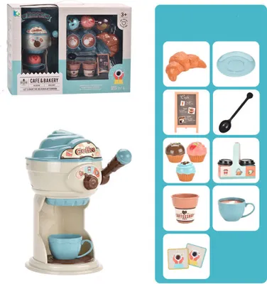 Produktbild von 360Home Simulation Kaffeeservice Geschirr Spielzeug Kaffeeautomat