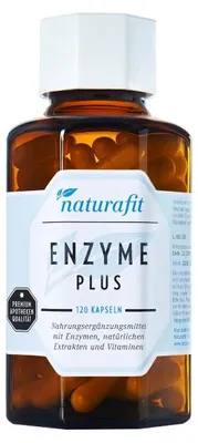 Zdjęcie produktu dla naturafit Enzyme Plus Capsules, 120 kapsułek