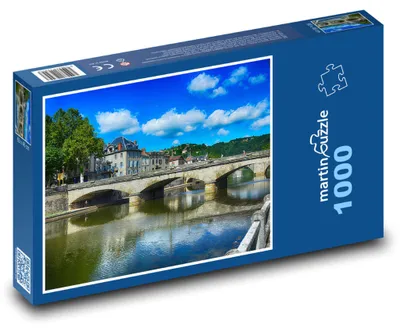 Obrázek produktu pro Puzzle 1000 Historický most nad řekou Aveyron - martinpuzzle