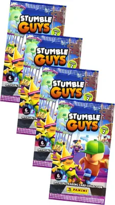 Produktbild von Panini Stumble Guys Karten Serie 2 - Sammelkarten Trading Cards - 4 Booster