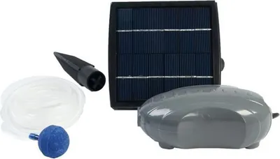 Obrázek produktu pro UBBINK Air Solar 100 solární čerpadlo, 120 l/h, solární panel 12 x 12 x 2 cm, 2 m hadice, difuzor
