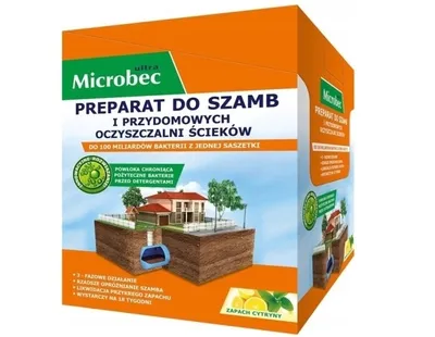 Produktbild von Mikrobielle Reinigung für Klärgruben und private Kläranlagen, Zitronenduft, 18 x 25g Beutel