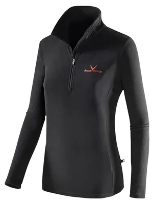 Obrázok produktu pre BLACK CREVICE - dámsky fleecový pulóver > 170g/m2 > Microfleece | Farba: čierna/červená | Veľkosť: 44