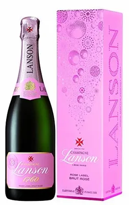 Obrázek produktu pro Champagne Lanson Rosé Label Brut v dárkovém balení 750ml
