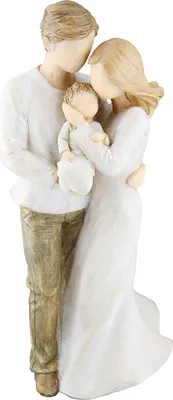 Produktbild von GILDE Figur, Familie, "Verbundenheit", Kunstharz, naturfarben, , L. 9 cm, B. 11,5 cm, H. 23 cm 52621