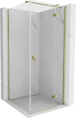 Obrázek produktu pro Mexen Mist-H T sprchový kout otevírací pravý 95 x 95 cm, transparentní, zlatý - 8A5T-095-095-50-00-P