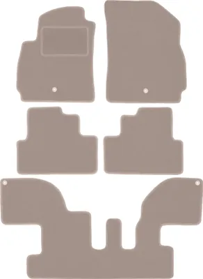 Produktbild von Beige Velours-Fußmatten für: Chevrolet Orlando I Minivan (2010-2018)