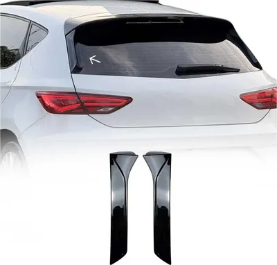 Produktbild von Fensterleisten Zierleisten für Seat Leon 3 2012-2020 ABS Schwarz Glanz 2tlg
