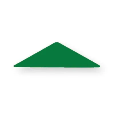 Imagen del producto de Juguete de madera, material para juegos, tronco en forma de triángulo isósceles, color verde, 500 unidades, dimensiones 50x25 mm, nuevo