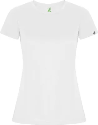 Image de Roly Eco CA0428 | WomenŽs Imola T-Shirt Femme T-Shirt - Couleur : White 01 - Taille : XXL