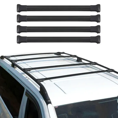 Immagine prodotto di Portapacchi Portapacchi per Mercedes Vito W447 Portapacchi alluminio nero 4x