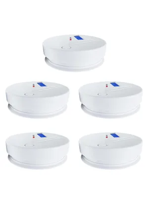 Produktbild von 5x CO-Kohlenmonoxidmelder, Warnmelder Detektor mit Sensor CO-Melder, Alarm>85 dB, Gasmelder, CO-Melder, Brandmelder (Batterie ist leer!)