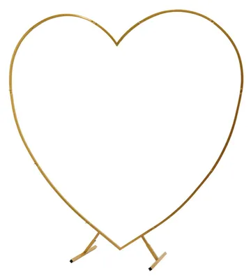 Image de Arche en métal dorée pour mariages et fêtes