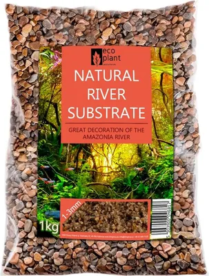 Image de Eco Plant Natural river 1kg - gravier de rivière 1-3mm Eco Plant